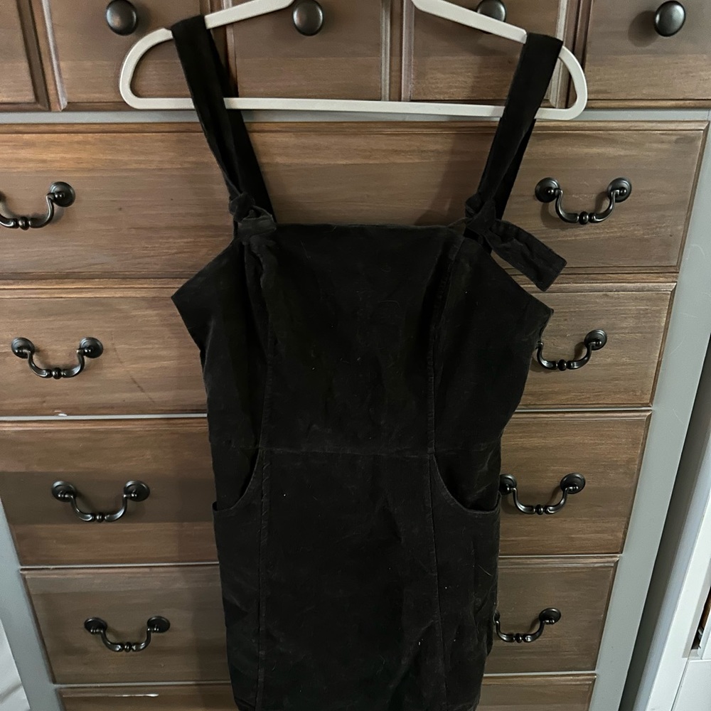 Brand New (NWT) Charcoal Corduroy Dress